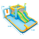 Giant Inflatable Water Slide for Kids Aged 3-10 Years (with 750W Blower)