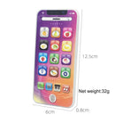 Educational Toys Cellphone Learning Toy with LED Light Baby Kids Study Phone English Mobile Phone Toy Chrismtas Gifts 1 Year Old