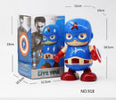Action Figure Toy Of Iron Man Tony Stark Captain America Thanos With Led Flashlight And Music