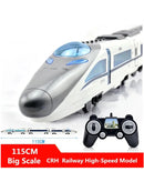 One Key Open Door High speed RC Train E636 2.4G Remote Control Car Voice Broadcast kids Best Gift Toys Educational Toy Paly Game