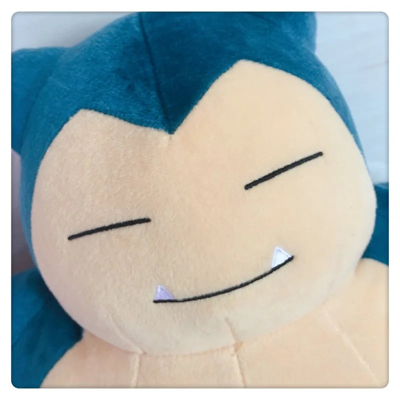 Authentic Pokemon Cartoon Snorlax Plush Toy Doll Soft Pillow 45cm