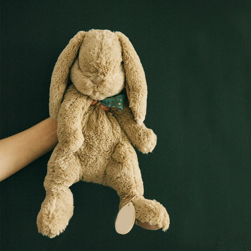 Stuffed Bunny with Floppy Ears Easter Gifts Chritmas Presents Large Plush Animal Rabbit Toy with Scarf  for Kids