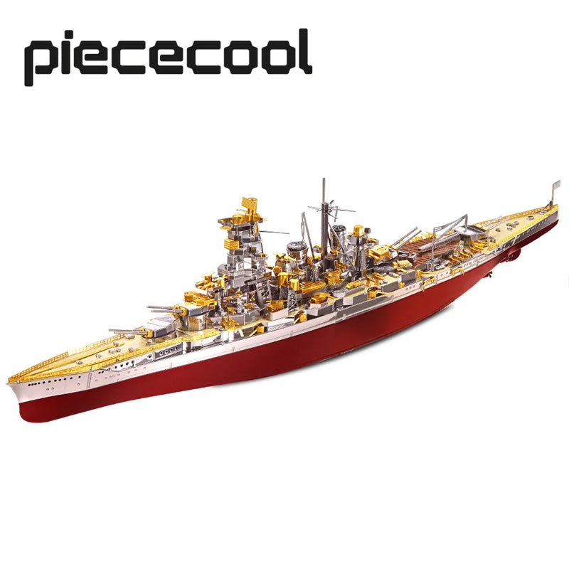 3D Metal Puzzle Kongou Battleship DIY Jigsaw Toy Christmas And Birthday Gifts For Adults And Kids