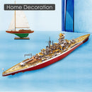 3D Metal Puzzle Kongou Battleship DIY Jigsaw Toy Christmas And Birthday Gifts For Adults And Kids