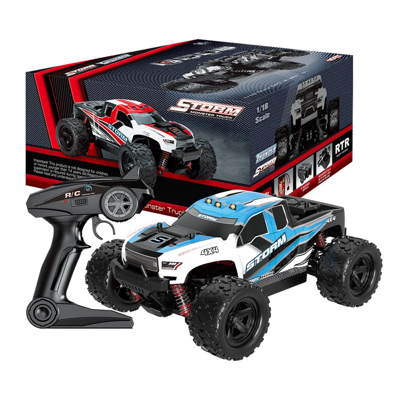 HS 18301/18302 1/18 2.4G 4WD 40 + MPH High Speed Remote Control RC Racing Car OFF-Road Vehicle Toys Christmas gift