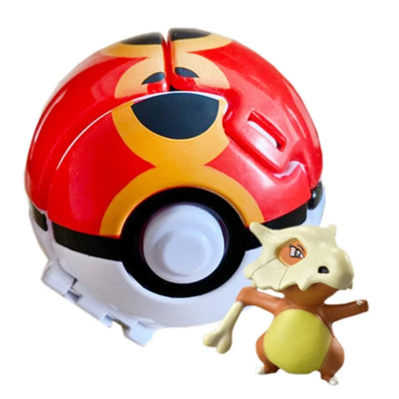 20 Styles Pokemon Elf Ball Anime Figure Pikachu Charmander Litten Rockruff Pokeball Pocket Monster Variant Toy Action Model Gift