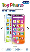 Educational Toys Cellphone Learning Toy with LED Light Baby Kids Study Phone English Mobile Phone Toy Chrismtas Gifts 1 Year Old