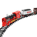 Classic Electric Steam Smoke Remote Control Track Train With Light Simulation Train Sound independent Assembly Toys for children