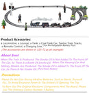 Classic Electric Steam Smoke Remote Control Track Train With Light Simulation Train Sound independent Assembly Toys for children