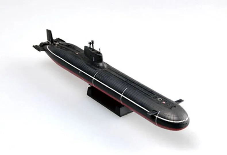 87019 Static Scale Model 1:700 Russian Navy Typhoon Class Submarine Assembly Model Buidling Model Kits