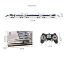 One Key Open Door High speed RC Train E636 2.4G Remote Control Car Voice Broadcast kids Best Gift Toys Educational Toy Paly Game