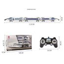 One Key Open Door High speed RC Train E636 2.4G Remote Control Car Voice Broadcast kids Best Gift Toys Educational Toy Paly Game