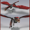 Winterfell Castle Dragon Viserion As Anime Action Figures Building Blocks Toys