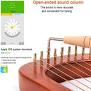 16 Strings Wooden Mahogany Lyre Harp Instrument with Pickup Tuning Wrench Cleaning Cloth Beginner Gift Musical Instrument