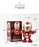 Action Figure Toy Of Iron Man Tony Stark Captain America Thanos With Led Flashlight And Music