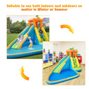 Inflatable Water Slide Kids Bounce House with 750W Blower
