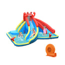 Inflatable Water Slide Bounce House with Water Cannon with 750W Blower