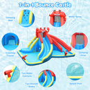 Inflatable Water Slide Bounce House with Water Cannon with 750W Blower
