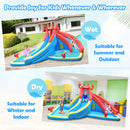 Inflatable Water Slide Bounce House with Water Cannon with 750W Blower