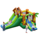 Kids Inflatable Jungle Bounce House Castle with 750W Blower