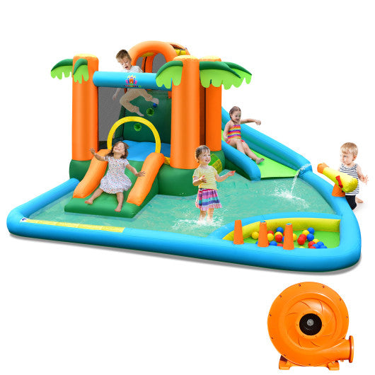 7-in-1 Inflatable Water Slide Park