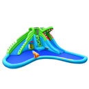 Inflatable Crocodile Style Water Slide Upgraded Kids Bounce Castle with 780W Blower