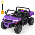 2-Seater Kids Ride On Dump Truck with Dump Bed and Shovel