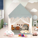 Kids Large Play Castle Fairy Tent with Mat-Beige