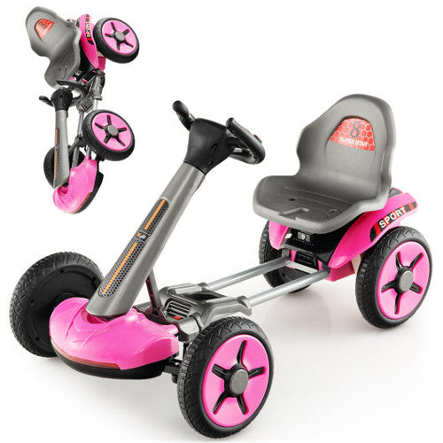 Fun Pedal Powered 4-Wheel Toy Car