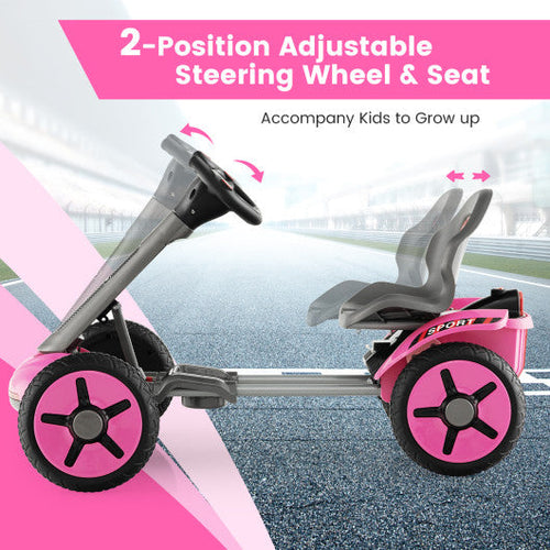 Fun Pedal Powered 4-Wheel Toy Car