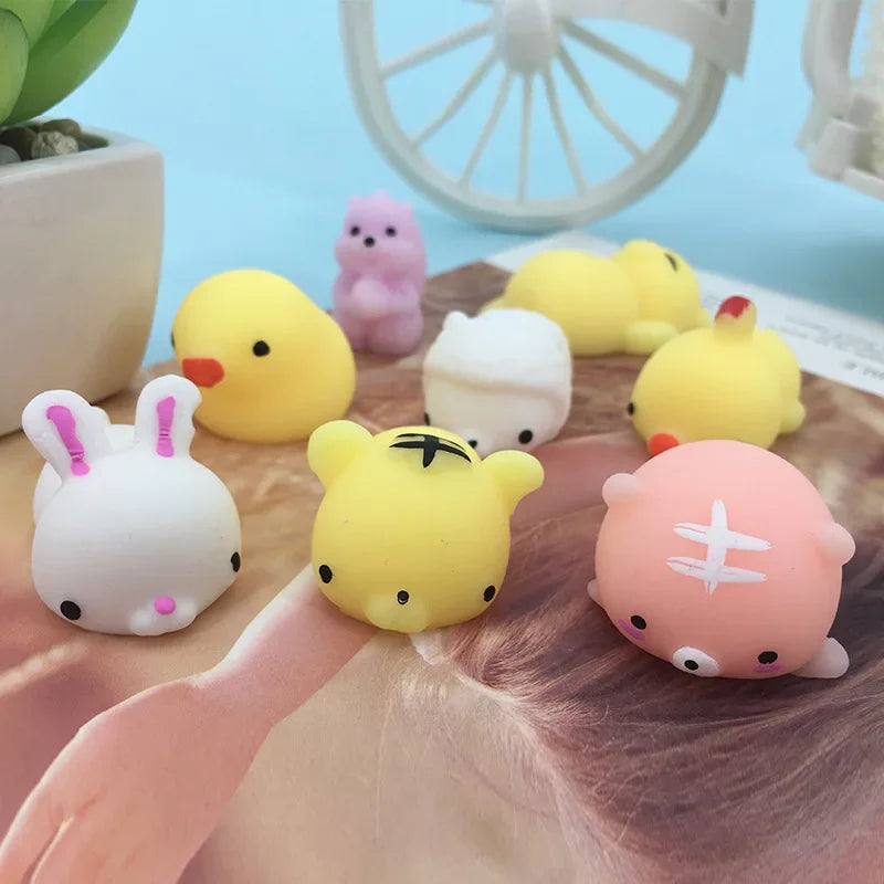 New Squishy Toy Cute Kawaii Animal Squeeze Ball Like Mochi As Stress Relief Toys Or Funny Gift