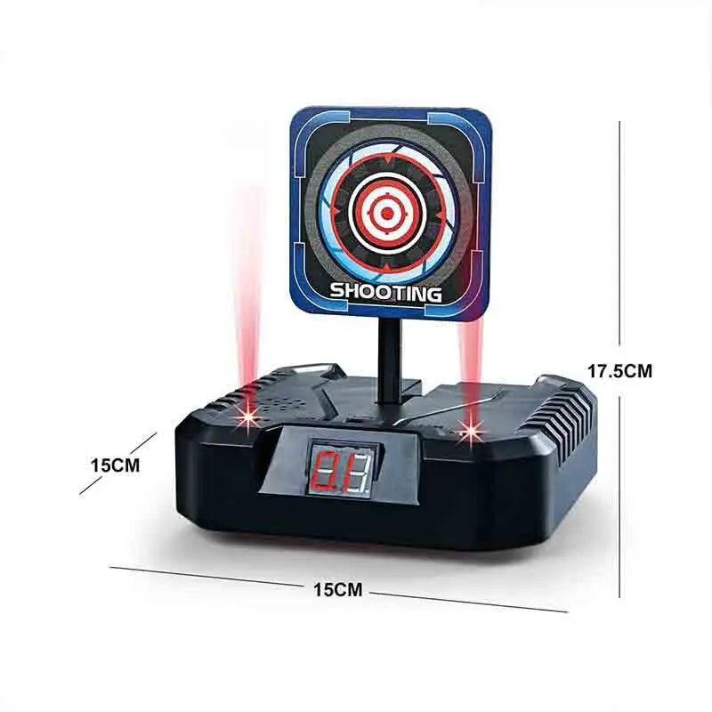 Electric Shooting Target for Nerf Guns Auto Reset Targets Accessories Kids Sound Light Shooting Game Toys High Precision Scoring