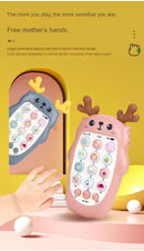 Baby Phone Toys Bilingual Telephone Teether Music Voice Toy Early Educational Learning Machine Electronic Children Gift Baby Toy