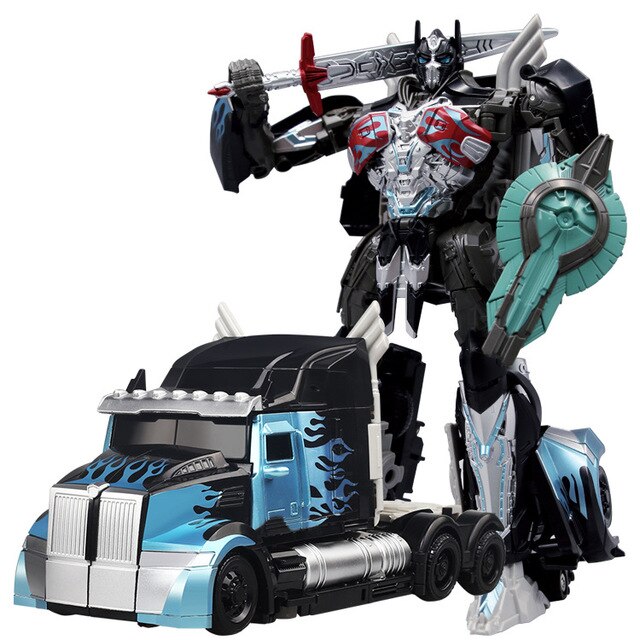 PUXIDA 21CM Transformation Robot Car Toys Battle-damaged Version Action Figure Deformation Toy Anime For 6+ Years Kids YS-03