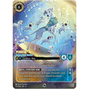 Rare Lorcana Enchanted Proxy Card – Reign of Jafar Chapter 8 TCG Featuring Stitch, Jasmine & Lady