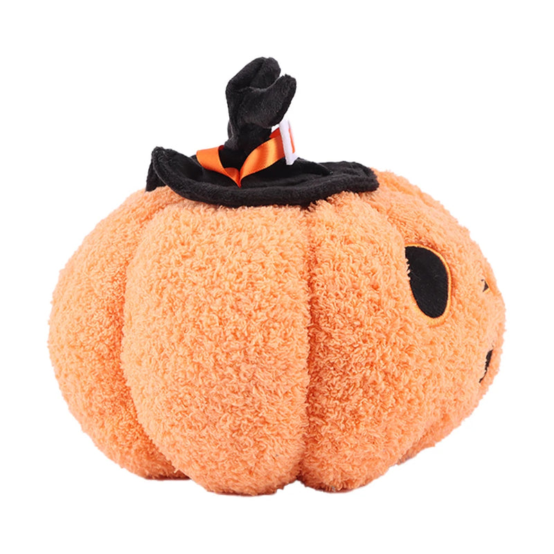 22cm Halloween Orange Witch Pumpkin Plush Toys Funny Pumpkin Fruit Vegetable Plush Toys Cute Stuffed Toys Halloween Gifts