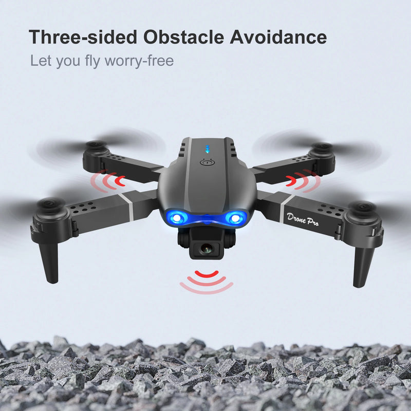 New E99Pro RC Drone 4K Professinal With Wide Angle Dual HD Camera Foldable RC Helicopter 5G WIFI FPV Height Hold Apron Sell