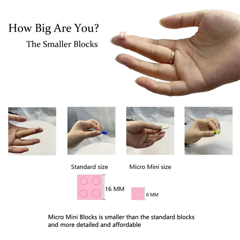 Swan Castle 10,000-Piece Micro Block Building Kit – High-Skill Architecture Puzzle & Decorative Model