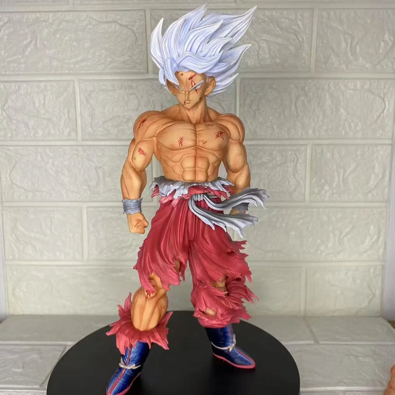 Action Figure Toy of Dragon Ball Z Super Saiyan Goku with LED Light Base Collectible and Gift Model