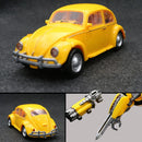 Transformation Toys Battle Damage Hornet Yellow Bee BMB H6001-3 AOYI SS49 Alloy Figure Action Model Deformation Robot Beetle Car