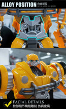 Transformation Toys Battle Damage Hornet Yellow Bee BMB H6001-3 AOYI SS49 Alloy Figure Action Model Deformation Robot Beetle Car
