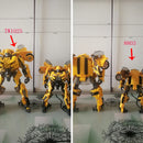 Transformation Toys Battle Damage Hornet Yellow Bee BMB H6001-3 AOYI SS49 Alloy Figure Action Model Deformation Robot Beetle Car