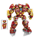 Action Figures Of Avengers Superheroes Iron Man Hulkbuster Steel Mecha Building Blocks Gift Toys For Kid