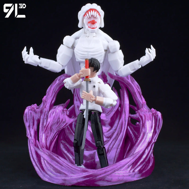 Jujutsu Kaisen 9L3D T13 Itadori Figure LUCKY13 Training Ver. JJK Titan13 Multi-Jointed Movable Dummy13 Stress Relief Toy Gift