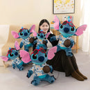 Cute Hawaiian Stitch Plush Toy – Adorable Sleeping Stitch Doll Pillow Gift for Kids