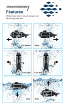 Mini RC Submarine Boat Speedboat – Waterproof Ship, Rechargeable Diving Model, Remote Control Submarine Boy Toy Birthday Gift