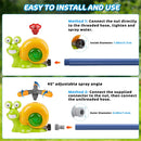 Water Sprinkler Baseball Toy for Kids Outdoor Play,Snail Water Game Spray Water Baseball for Summer Backyard Lawn Pool Party Fun