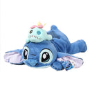 Disney Stitch Stuffed Toy 53CM Lying Position Kawaii Throw Pillow As Birthday Gift For Kids Or Girlfriend
