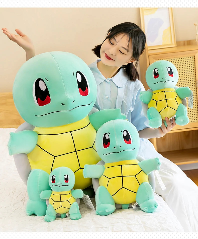 Squirtle Plush Doll Big Size Pokemon Plush Toys Kawaii Stuffed Toys Cute Turtle Pillow Christmas Gift Toys for Children