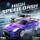 Remote Control 1:64 Car 2.4G Mini Radio Control Drift Stunt Car 4WD Desktop Racing Vehicle Model Boy Toy Kid Birthday Gifts